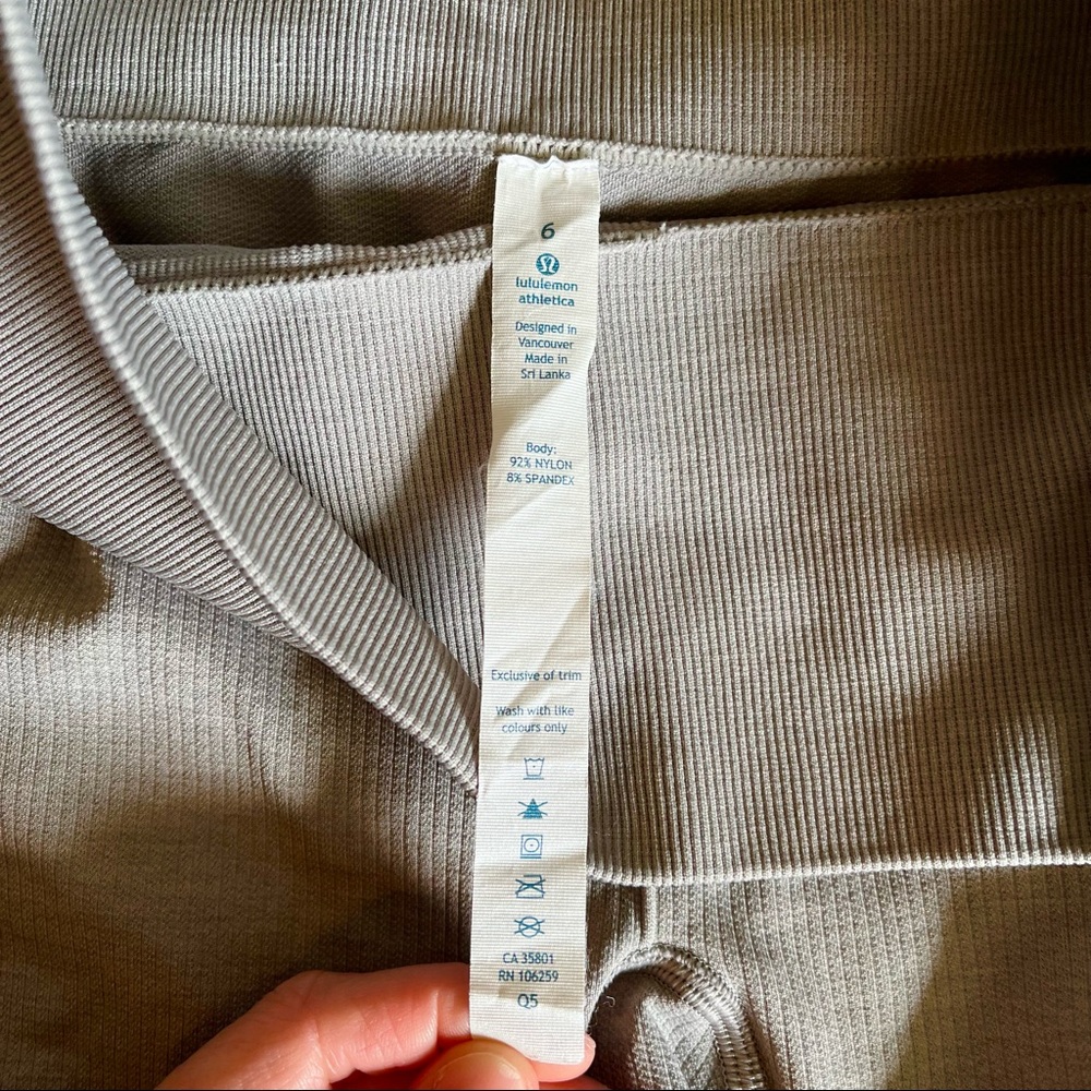 Gray Lululemon Leggings
